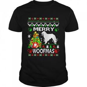 Merry Woofmas Borzoi Christmas Shirt